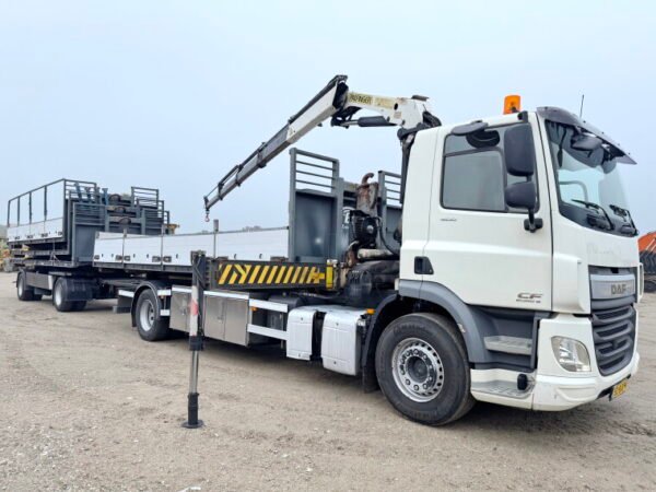 DAF CF400 + Palfinger Crane + Trailer - Image 6