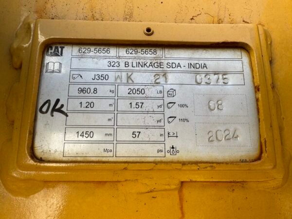 Caterpillar 323D3 Boom + Stick + Bucket - Image 7