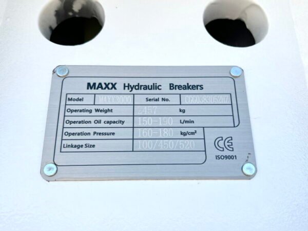 Maxx 3000 Hydraulic Breaker - Image 9