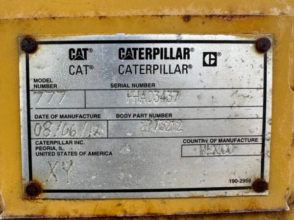 Caterpillar 777G Bucket - Image 10
