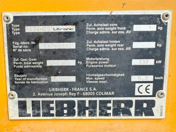 Liebherr R934 HDS Litronic + Wimmer Drill - Image 20