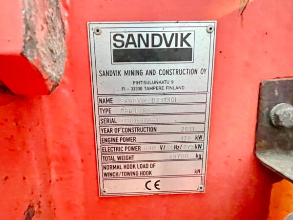 Sandvik DT1130i Drill Rig - Image 21