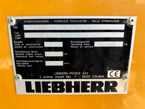 Liebherr R950 SHD - Image 22