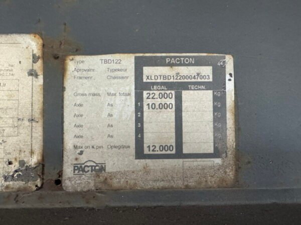 Pacton TBD122 City Trailer - Image 22