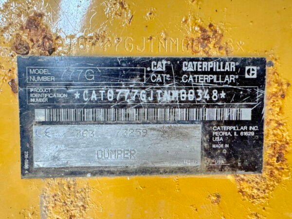 Caterpillar 777G - Image 26