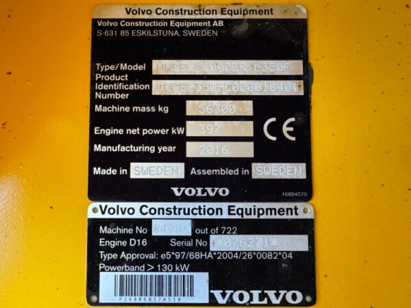 Volvo L350F - Image 27