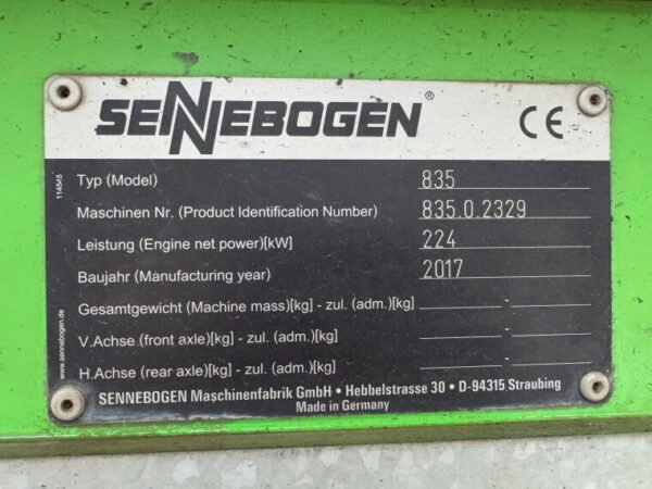 Sennebogen 835E - 17 Meter - Image 30