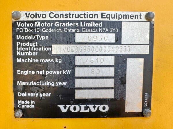 Volvo G960 - Image 19