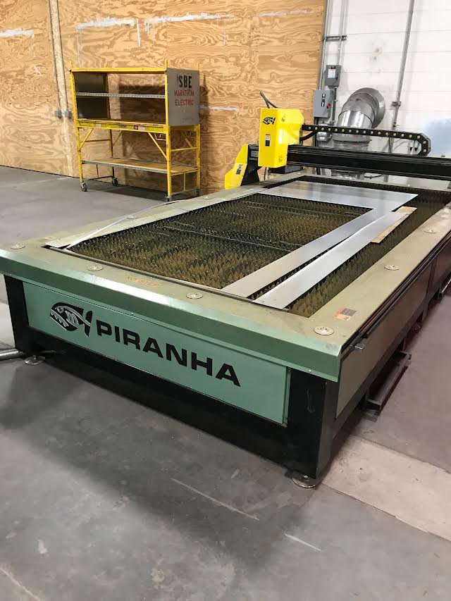 5’x10′ Piranha C 510-Hypertherm Powermax 85 Plasma, 2019
