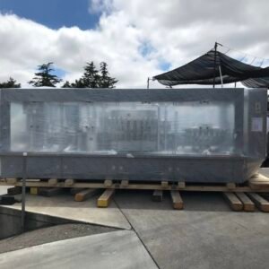 Never Used GAI Wine Bottling Line – Monoblock Filler/Corker + Labeler + Riddling Unit – 2023