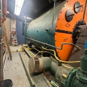 1965 Orr & Sembower 350 HP 3‑pass firetube natural‑gas boiler