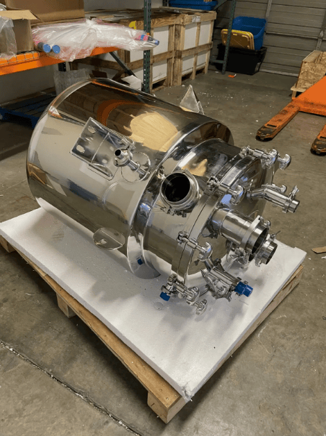 60 Gallon Aptia Engineering Stainless Steel Jacketed Vacuum Reactor Vessel – NEW!
