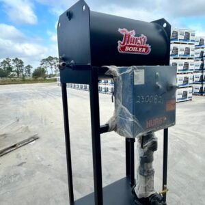 Hurst 1725 lb/hr Vertical Firetube Steam Boiler (2023) – With Honeywell V4062D Actuator, Never Used