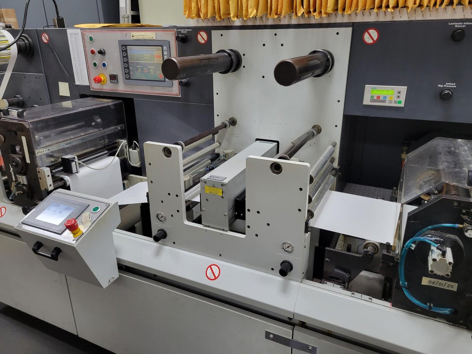 Omega Digicon S Semi-Rotary Finishing System – Flexo, Die Cut, Overlaminate, Rewind – 330mm Web