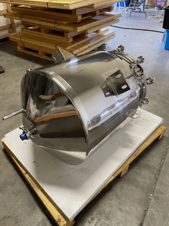 60 Gallon Aptia Engineering Stainless Steel Jacketed Vacuum Reactor Vessel – NEW! - Image 4