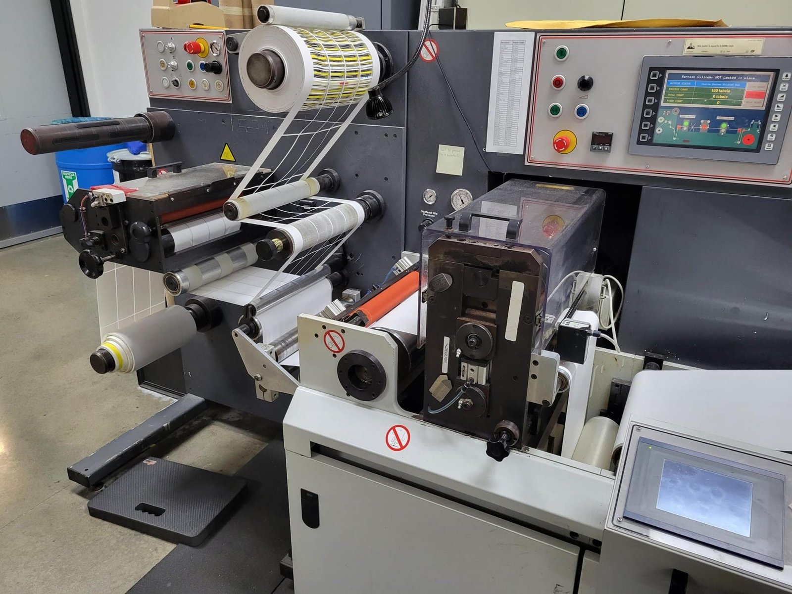 Omega Digicon S Semi-Rotary Finishing System – Flexo, Die Cut, Overlaminate, Rewind – 330mm Web - Image 4