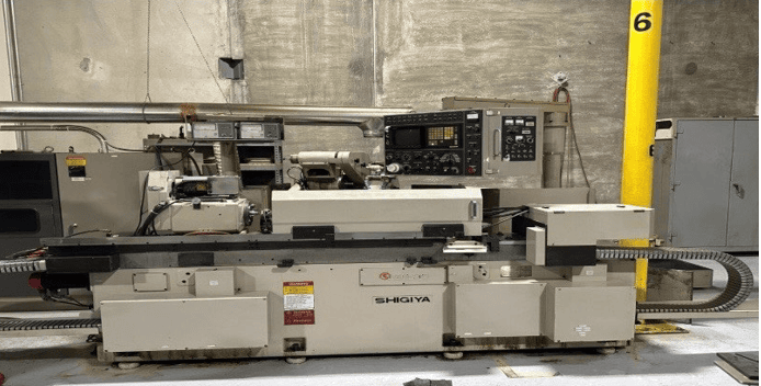 15.74″ x 59″ Shigiya GN-30(60)B-100A Cylindrical Grinder, 1988 – 10″ Magnetic Chuck, Tooling, Coolant System.