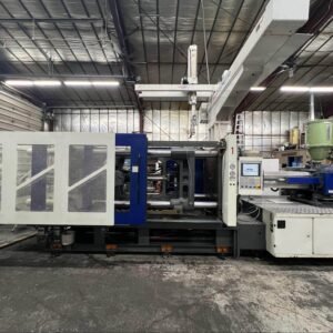 550 Ton, 80 Oz Borche BS500-III Injection Molding Machine, 2012 – KEBA Controller with Robot  (TopStar MDW-110)