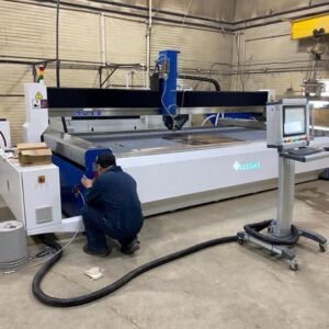 6′ x 13′ Accurl Max-WJ-4020L CNC Waterjet, 2020 – 60,000 PSI