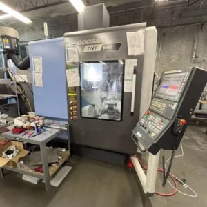 Doosan DVF 5000 5 Axis UMC, 2020 – 18k RPM Spindle, Through Spindle Coolant, LNS Chip Conveyor, Mist Collector, Probes