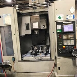 Hardinge Bridgeport XR760 VMC, 2010 – Chip Blaster System, Big Plus Spindle, Mist collector