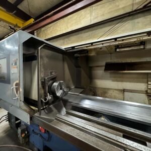 Mori Seiki TL-40 CNC Lathe, 1997 – Tailstock, Chip Conveyor