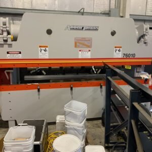 60 Ton x 10′ Accurpress 76010 CNC Hydraulic Press Brake, 1993 – Backgauge