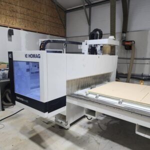 4′ x 8″ Homag Centateq N-500 CNC Nesting Router, 2019 – Bosch Spindle, 14 Tool ATC, Becker Vac Pump