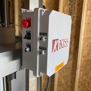 Kiss Packaging Systems Spindle Capper with Hoppmann feeder and 12′ Conveyor