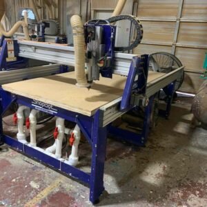 4’x8′ ShopBot PRS ALPHA CNC Router, 2019- Dust Collector