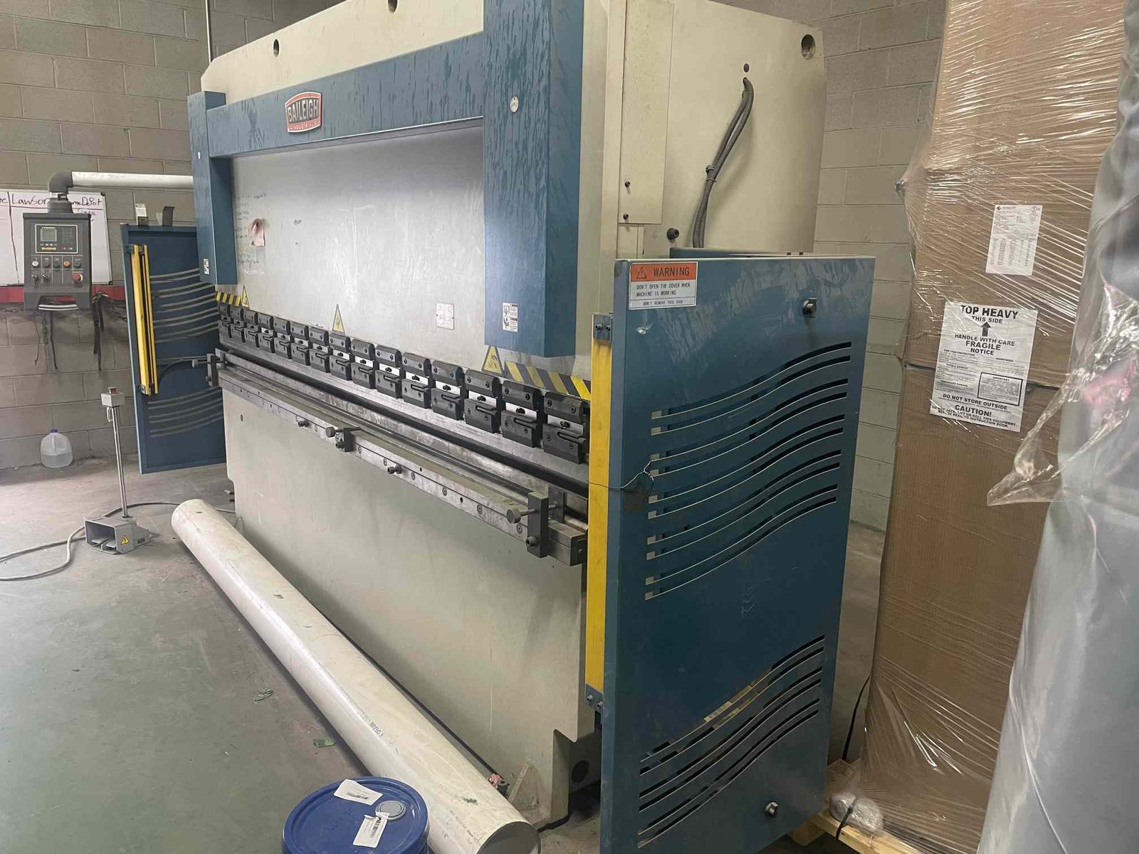 112 Ton x 10′ Baileigh BP-11210 CNC Press Brake, 2019