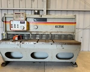 10 GA x 6′ Accurshear 61356 Hydraulic Power Shear, 1994