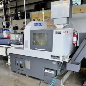 Tsugami S205 Swiss CNC Lathe, 2018 – Firetrace, Edge Bar Feeder, Mist Collector