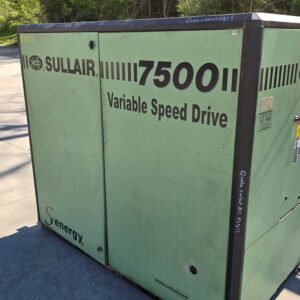 100 HP Sullair 7509V AC Rotary Screw Air Compressor, 2013