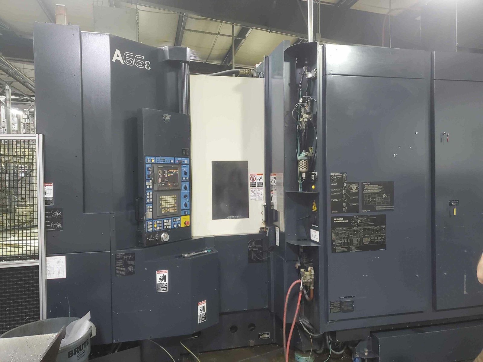 (2) Makino A66E HMC Cell, (1) 2003 & (1) 2005 – Both Full 4th Axis, Pallet size 19.7″ x 19.7″, Pro 3 Control, Auto Pallet Changer, TSC