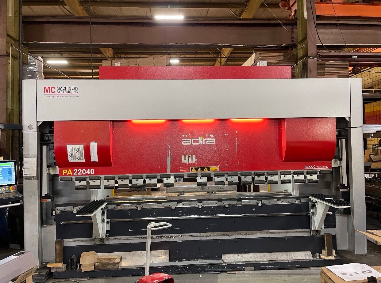 242 Ton x 13′ ADIRA Press Brake PA22040, 2021 – Tooling Included