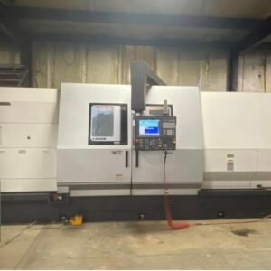 Okuma LB45-III/2000 Big Bore CNC Lathe, 2018 – Low Hours, Chip Conveyor, Kitagawa B18 18″ 3 Jaw Chuck