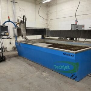 5′ x 10′ Techni TJ3000 X-2 5 Axis Waterjet, 2011