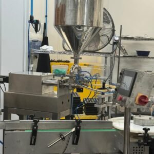 YQ MACHINERY CO YQLP-100 Bottle Unscrambler and YQGZ-50 Automatic Liquid Filling and Capping Machine for CBD, Vape, Oils, Tinctures, 2018