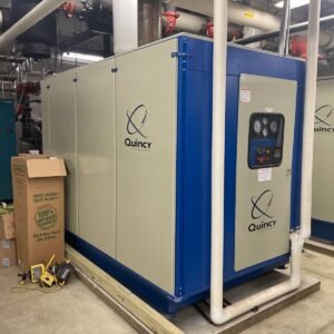 100 HP Quincy QSVI-100 Rotary Screw Vacuum Pump, 2006 – Great Condition, ~12,000 HRS (2)