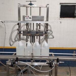 Neumann Packaging SO1A 4-Head Semi-Automatic Overflow Bottle Filling Machine, 2022 – Never Used