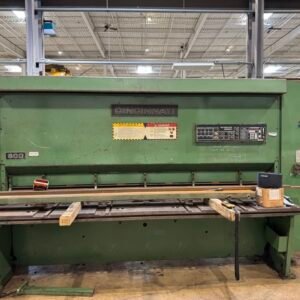 1/2″ x 10′ Cincinnati Model 500HS-10 Hydraulic Power Squaring Shear, 1990