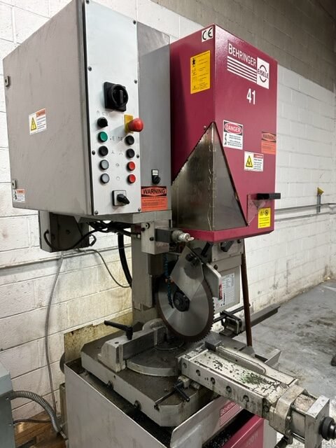 Behringer VMS400H Cold Saw, 2009 – Available immediately