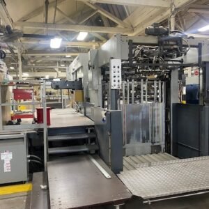BOBST SA 130-E Automatic Die Cutter – 1988 – Flatbed Carton Die Cutting Machine