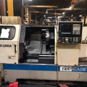 Okuma L1420 CNC Lathe, 1995 – Tailstock, Chip Conveyor