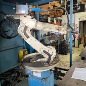 OTC Almega Arc Cell E-120 AX2 Robotic Weld Cell, 2012