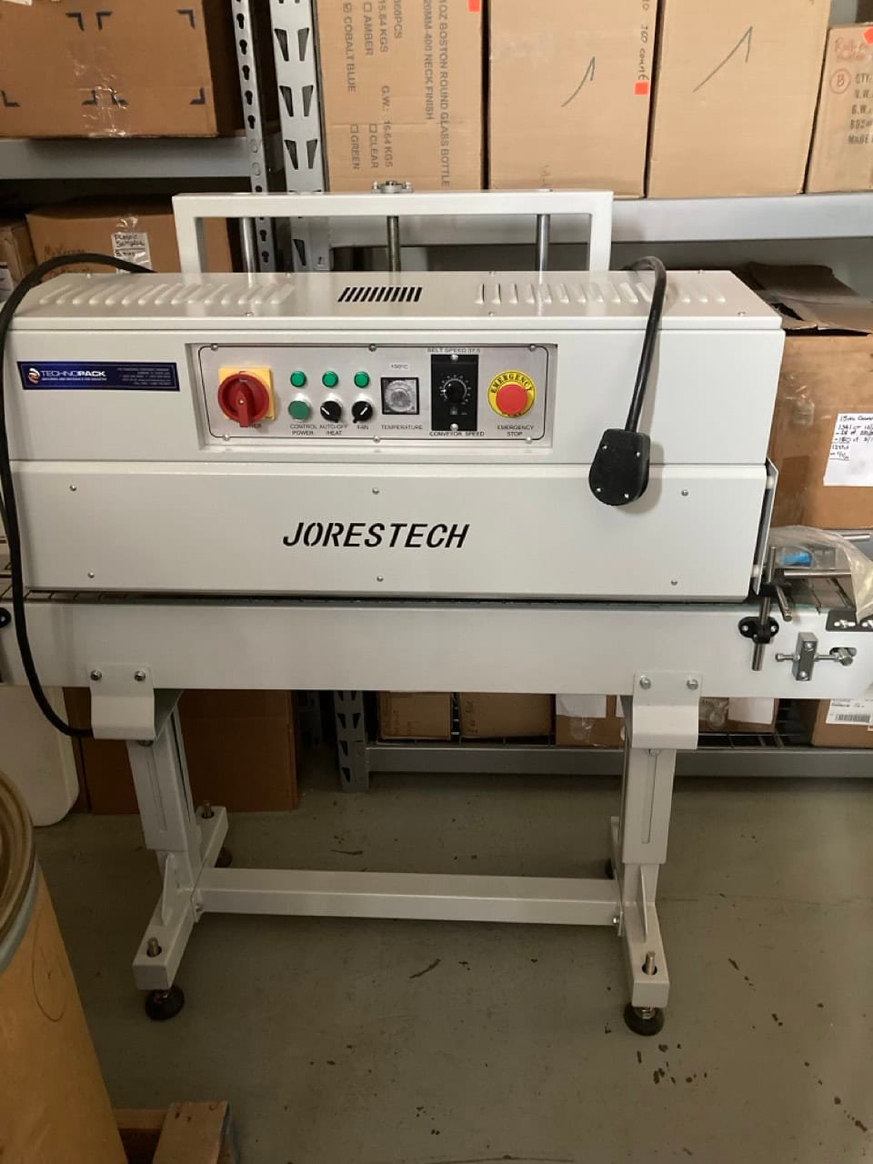 Jorestech TUN-1540 Shrink Tunnel for Tamper-Evident Bands, 2019