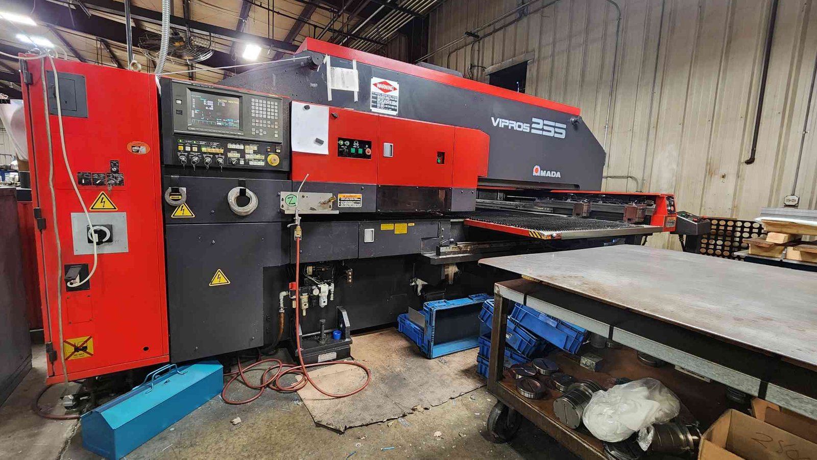 22 Ton Amada Vipros 255 Turret Punch, 1998
