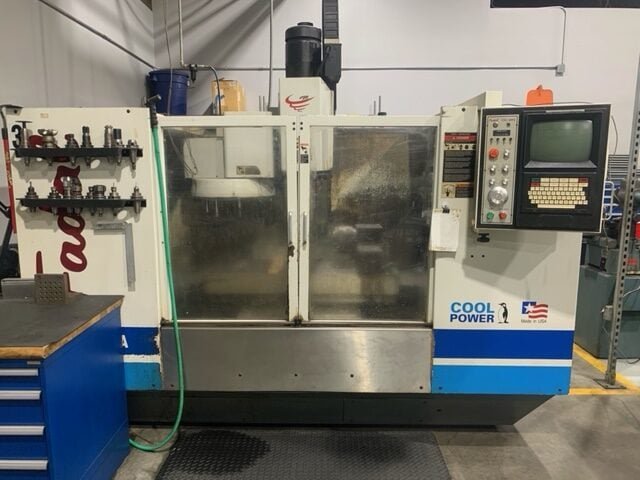 Fadal 4020AHT VMC, 1999 – 4th Axis Rotary, Through-Spindle Coolant, Chip Conveyor