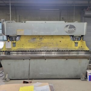 150 Ton x 12′ Atlantic HD150X12 Hydraulic Press Brake, 1993 – Backgauge, Manual Crowning Bed